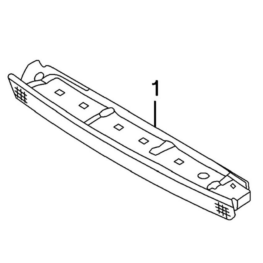 Audi License Plate Light - Passenger Side 8H0945097B